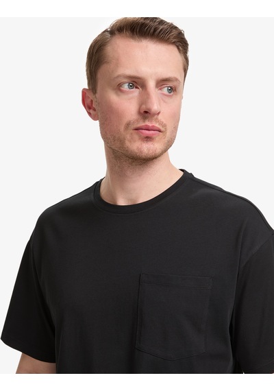 Pierre Cardin Erkek Siyah Tişört Basic 50325300-vr046
