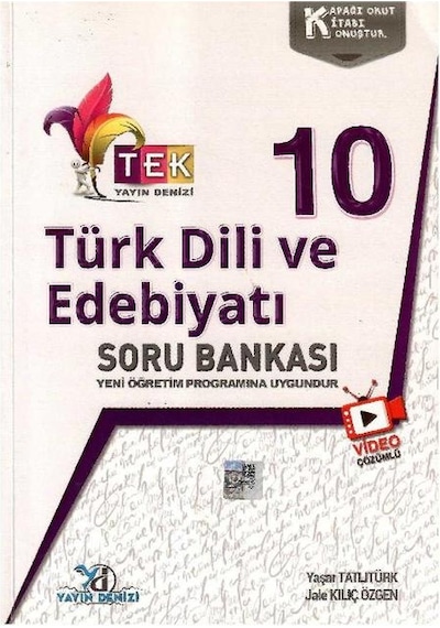 Yayın Denizi 10. Sınıf Tek Serisi Video Çözümlü Türk Dili Ve Edebiyatı Soru Bankası