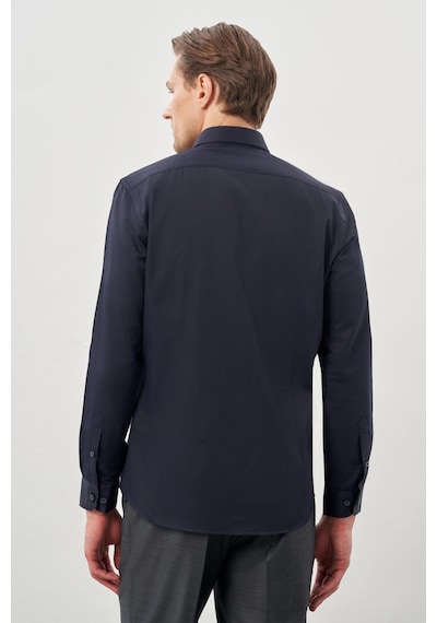 İmza Koyu Lacivert Uzun Kol Düz Bez Ayağı Yarım İtalyan Yaka Cepsiz Pamuklu Classic Slim Fit Gömlek 1004245268 Koyu Lacivert İmza Koyu Lacivert Uzun Kol Düz Bez Ayağı Yarım İtalyan Yaka Cepsiz Pamuklu Classic Slim Fit Gömlek 1004245268 Koyu Lacivert