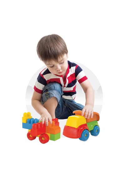 Dede 100 Parça Büyük Boy Bloklar Yapı Oyuncak Set
