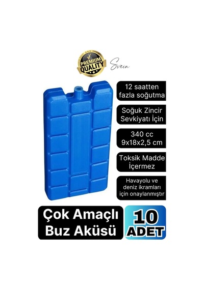 Soğuk Zincir Buz Aküsü 10'lu