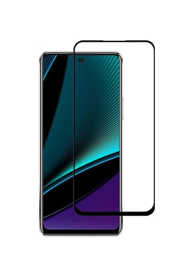 Microcase Infinix Note 11S Tam Kaplayan Çerçeveli Cam Koruma