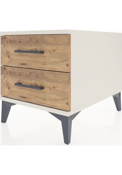 Kronos Komodin 2 Çekmeceli 44x59x48 Aytaşı-çam Aytaşı