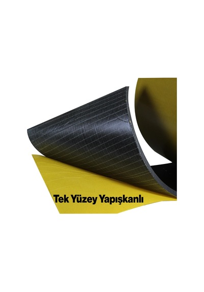 Yapışkanlı Araç Ses Isı Yalıtım İzolasyon Bandı En:20 Cm Kalınlık:5 Mm Uzunluk 1 Metre Kauçuk Sünger
