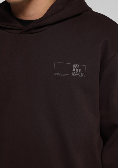 Colin's Colins Relaxed Fit Kapüşonlu Düz Erkek Mor Sweatshirt Cl1082252 Q1.v2 Plm