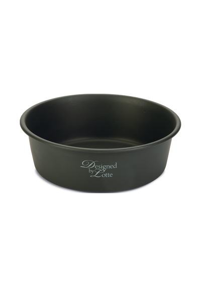 Beeztees Dbl Köpek Mama Su Kabı, Mat Siyah Paslanmaz Çelik, 20cm, 1,9l