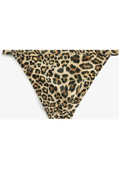 Koton Leopar Desenli Slip Bikini Altı Leopar Desenli 4sak00041mm
