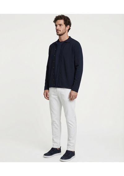 Yargıcı Regular Gömlek Yaka Uzun Kol Hırka 26yetr2013x 535 Lacivert