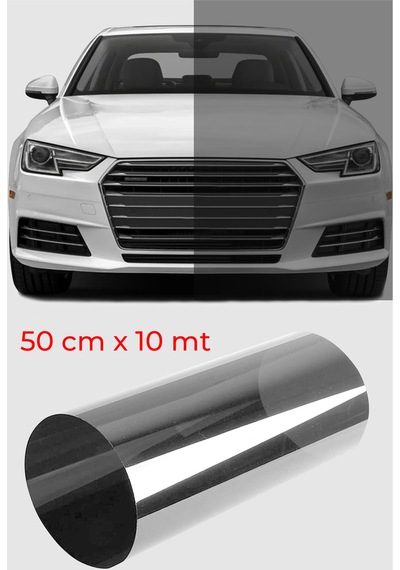 Cam Filmi Siyah Amerikan Çizilmez  Açık ton 50 CM x 10 M