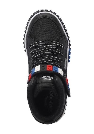 Slazenger NORTH Çocuk Cırt Cırtlı Siyah / Beyaz Günlük Spor Ayakkabısı