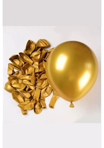 Beysüs Gold Krom Balon 7 Adet 12inç Standart
