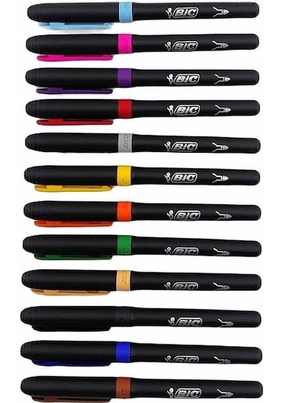 Bic Intensity Premium Keçeli Kalem 12 Renk