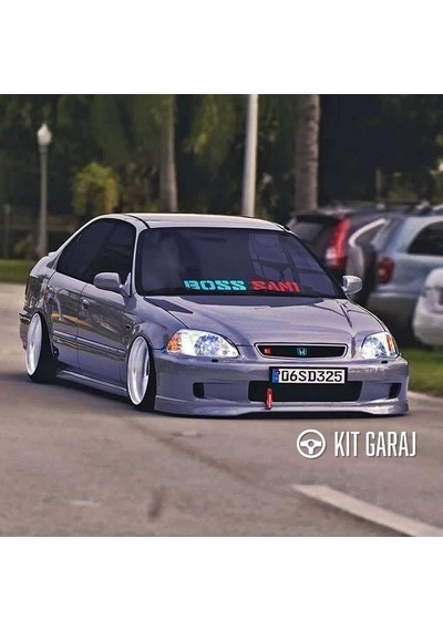 Kit Garaj Civic 99-01 Makyajlı Typer Ön Ek Plastik No:5 1999-2001 Boyasız