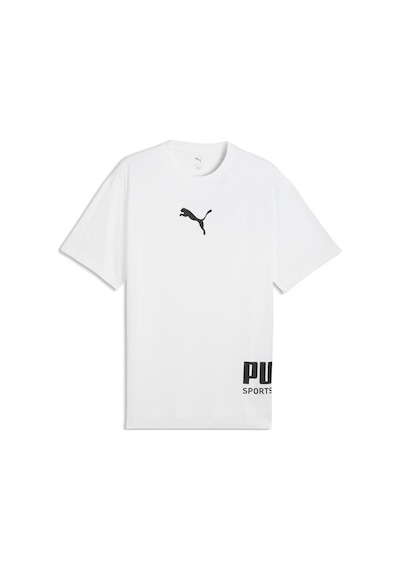 Puma Sport Graphic Tee 692169-02 Tişört Erkek T-shirt Beyaz