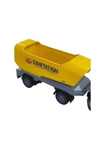 Oyuncak Büyük Boy Dev Hafriyat Kamyonu - Sesli Işıklı Hareketli Damperli İnşaat Tırı 30 Cm