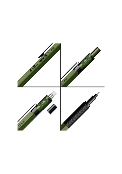 Scrikss Matri-x Versatil 0.7 Mm Haki Şeffaf Ambalaj