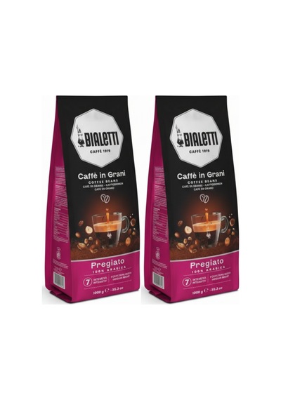 Bialetti Pregiato 2'li Çekirdek Kahve 1kg Çekirdek Kahve