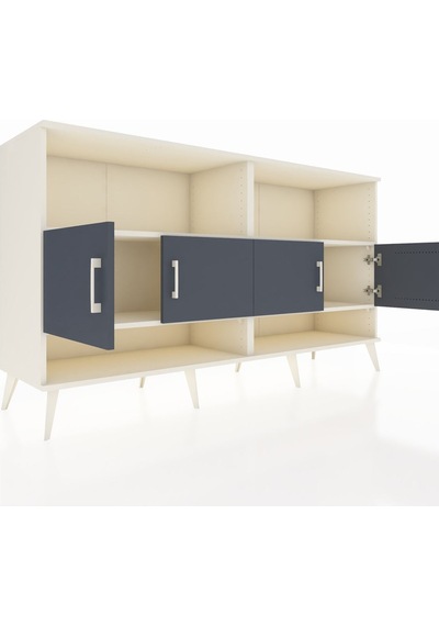 Hyperion Konsol 4 Raflı 4 Kapaklı 176x44x99 Aytaşı-antrasit/çam Aytaşı-antrasit/çam Hyperion Konsol 4 Raflı 4 Kapaklı 176x44x99 Aytaşı-antrasit/çam Aytaşı-antrasit/çam