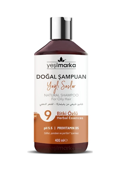 Yeşilmarka Doğal Yağlı Saçlar için Şampuan 400 ML
