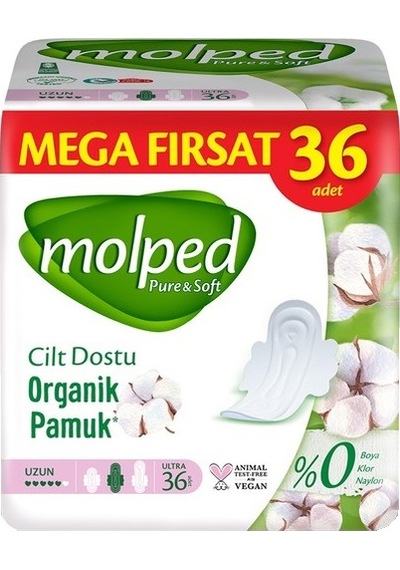 Molped Pure&soft Hijyenik Ped Uzun 72 2pk 36 Adet Mega Pk