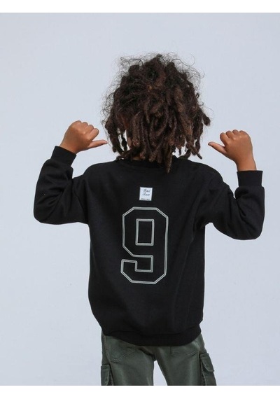 Jack Lions Erkek Bebek Race Temalı Sweatshirt-14252 Siyah