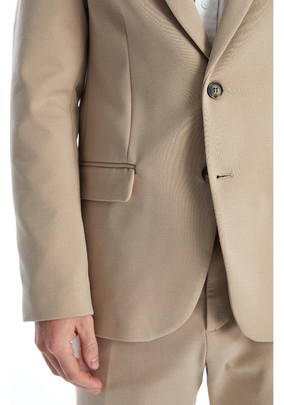 Lcw Busıness Bej Dar Kalıp Erkek Blazer Ceket
