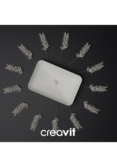 Creavit Ultra Dikdörtgen Çanak Lavabo 60 Cm Beyaz Ul060-00cb00e-0000