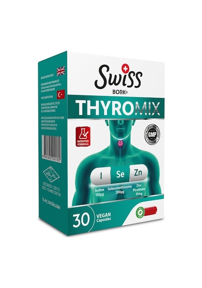 Swiss Bork Thyromix 30 Kapsül