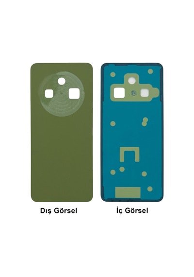 Teknonet Xiaomi Redmi 14c Uyumlu Batarya Kapağı - Gri Gri