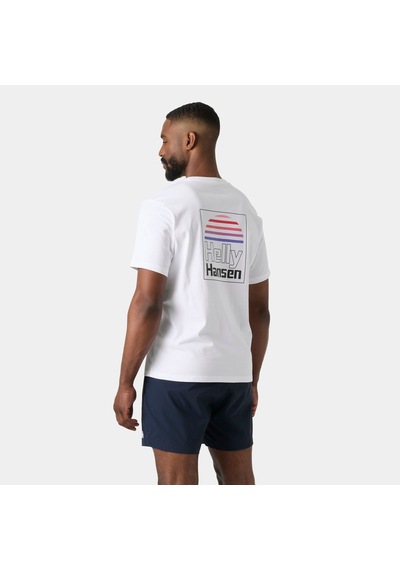 Helly Hansen Core Graphic Erkek T-shirt-32486 Beyaz