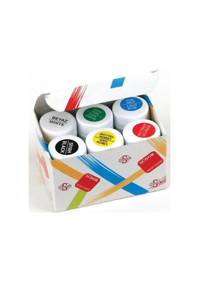 Südor Kumaş Boyası 6x25ml Çok Renkli