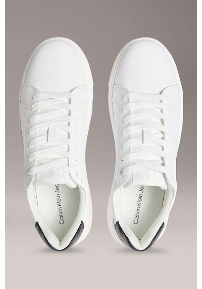 Calvin Klein Erkek Chunky Cupsole Sneaker Ayakkabı - Beyaz-8457 Bright White/black Calvin Klein Erkek Chunky Cupsole Sneaker Ayakkabı - Beyaz-8457 Bright White/black
