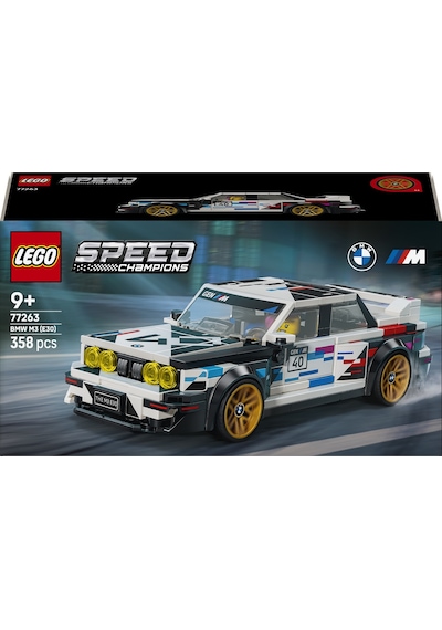 LEGO® Speed Champions BMW M3 (E30) 77263 - 9 Yaş ve Üzeri Çocuklar için 1 Minifigür İçeren Yaratıcı Oyuncak Yapım Seti (358 Parça)