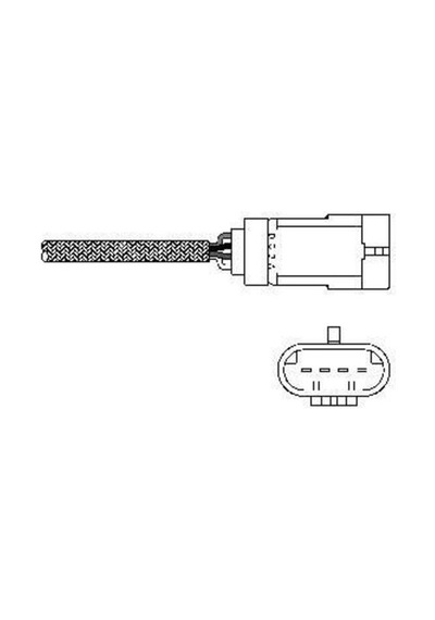 Delphi Es10793-12b1 Oksijen Sensörü- Renault Clio Scenic Modus Megane 11 02 8200196260