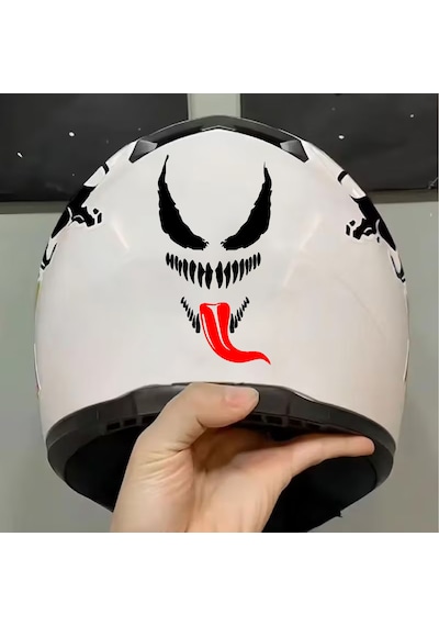 Venom Korkunç Öfke Sticker - Araba Oto Motosiklet Karavan Cam Sticker - 00138 15x8 Cm