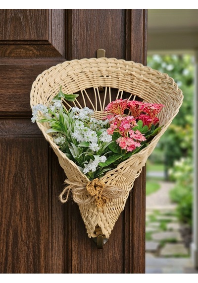 Rattan El Örgüsü Kapı Süsü