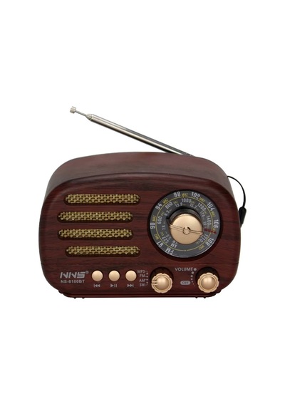 Bay Ahşap Retro Radyo Najmaddin Standart