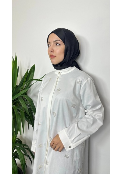 Fuat Gürşen Fg-25k4316-e Ekru Renk Tunik Çok Renkli
