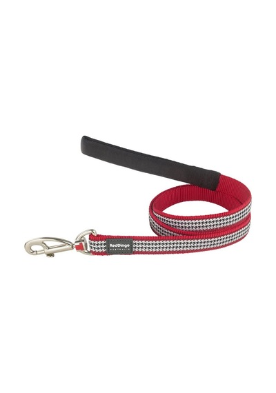 Reddingo Fang It Desenli Kırmızı Uzatma Köpek Tasması 15 Mm