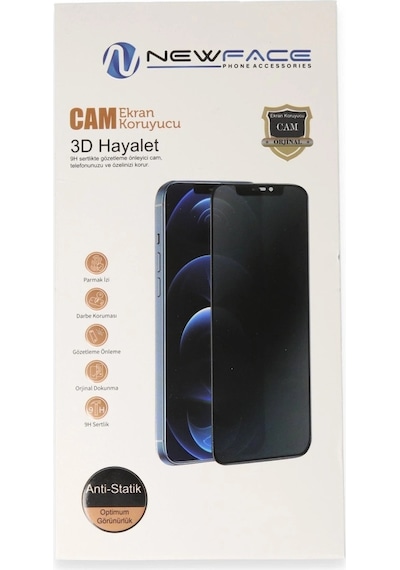 Samsung  Uyumlu  Galaxy S26 Plus 3d Antistatik Hayalet Cam Ekran Koruyucu - Siyah .