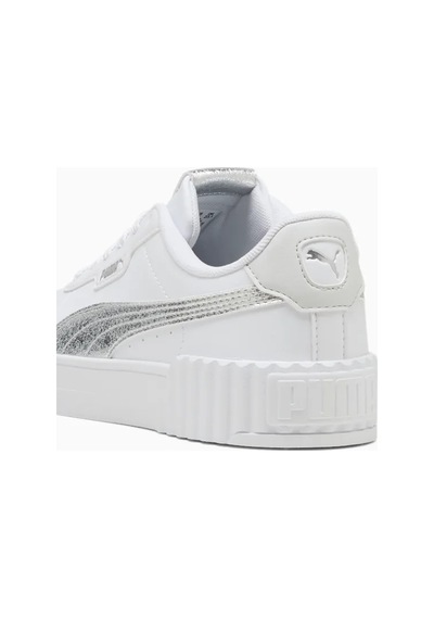 Puma Carina 3.0 Metallic Whisper Kadın Sneakers Spor Aayakkabı 40451101 Beyaz