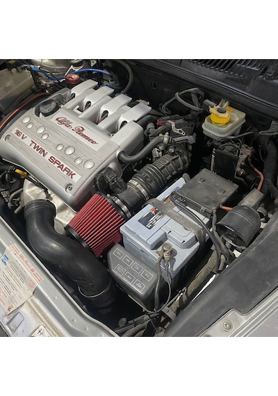 Alfa Romeo 156 Performans Açık Hava Filtresi 7.6cm Kırmızı