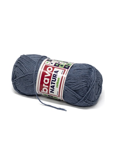 Natura %100 Koton İplik 100 Gram 200 Metre Renk Kodu:204 Havacı Mavi