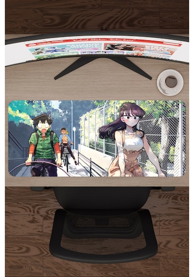 Komi Can't Communicate Dikişli Kauçuk Oyuncu Mousepad V3 - 70x30 Xl Gaming Mouse Pad