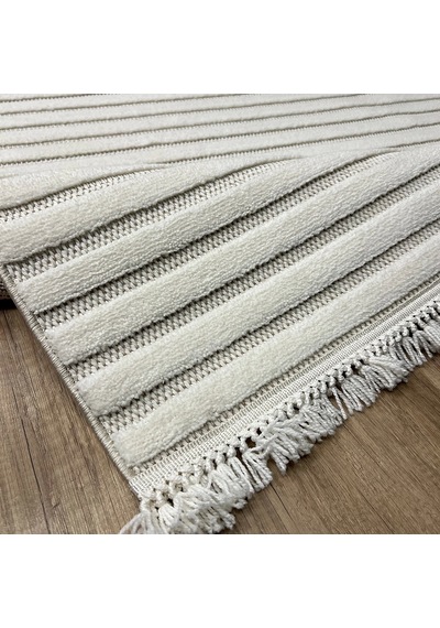 Hoom Rugs Level En207 Krem Modern Halı Krem