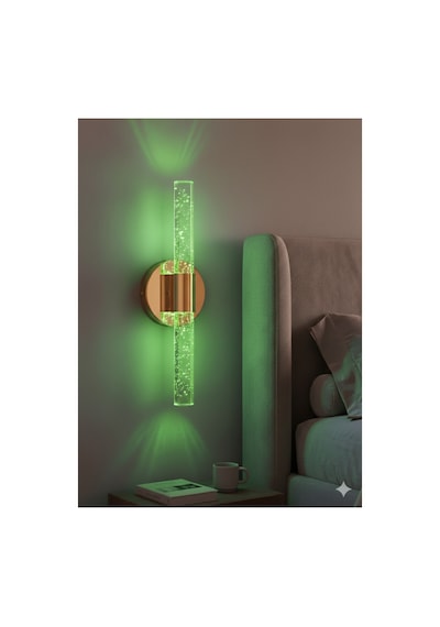 Bubbleflux Small 31 Cm Modern Tasarım Led Aplik - Duvar Lambası - Gümüş - Elektrikli - Rgb Kumandalı Gümüş Rgb Elektrikli Kumandalı