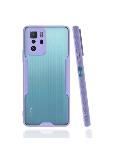 Xiaomi Poco X3 Gt Kılıf Platin Silikon - Lila -