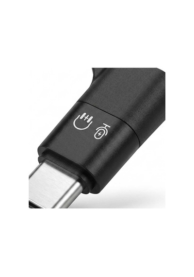 Type-c Kulaklık Mikrofon Ses Adaptörü Siyah Hdx1085 Evimdeyokyok