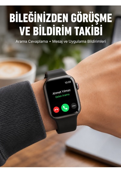 Arama Cevaplayabilen Akıllı Saat Bluetooth Bağlantılı Sosyal Medya Girişli Yeni Nesil - Lisinya
