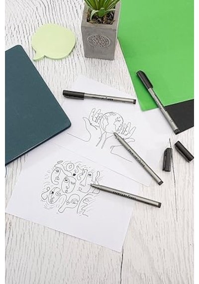 Eberhard Faber Ef558104 Pigment Fineliner 4lü Set
